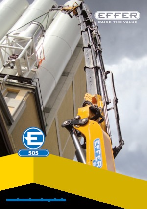 Grues de chargement hydrauliques Effer 505 8S