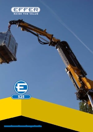 Grues de chargement hydrauliques Effer 525 6S