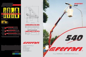 Grues de chargement hydrauliques Ferrari® 540 A2 