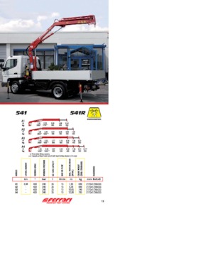 Grues de chargement hydrauliques Ferrari® 541R A1 