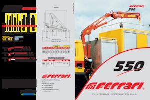 Grues de chargement hydrauliques Ferrari® 550 A2 