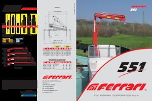Grues de chargement hydrauliques Ferrari® 551 A2 