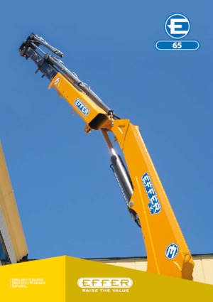 Grues de chargement hydrauliques Effer 65 4S