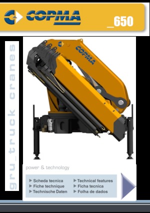 Grues de chargement hydrauliques COPMA 2000 650.4