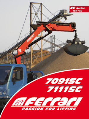 Grues de chargement hydrauliques Ferrari® 7091SC A2 