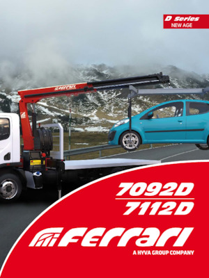 Grues de chargement hydrauliques Ferrari® 7092D A4 