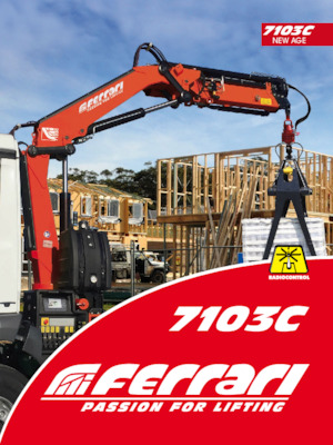 Grues de chargement hydrauliques Ferrari® 7103C A2 