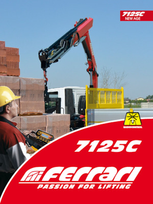 Grues de chargement hydrauliques Ferrari® 7125C A2 