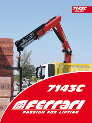 Grues de chargement hydrauliques Ferrari® 7143C A6 