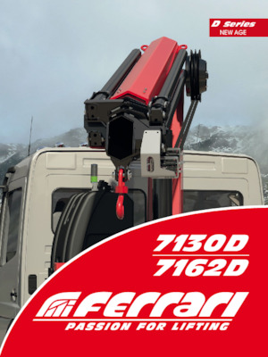 Grues de chargement hydrauliques Ferrari® 7162D A4 
