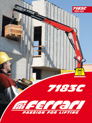Grues de chargement hydrauliques Ferrari® 7183C A6 