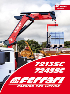 Grues de chargement hydrauliques Ferrari® 7243SC A4