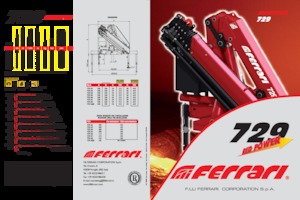 Grues de chargement hydrauliques Ferrari® 729R A4 