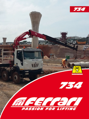 Grues de chargement hydrauliques Ferrari® 734 A3 