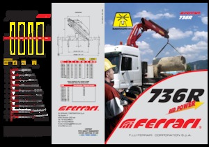 Grues de chargement hydrauliques Ferrari® 736R A2 