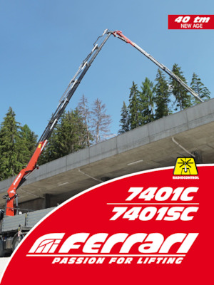 Grues de chargement hydrauliques Ferrari® 7401SC A8