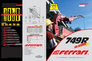 Grues de chargement hydrauliques Ferrari® 749R A4 