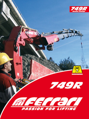 Grues de chargement hydrauliques Ferrari® 749R A6 J4 