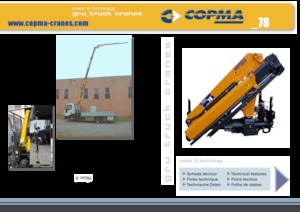 Grues de chargement hydrauliques COPMA 2000 78.2