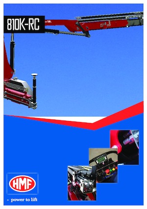 Grues de chargement hydrauliques HMF 810-K3-RC