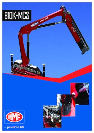 Grues de chargement hydrauliques HMF 810-K2-MCS