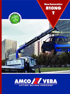 Grues de chargement hydrauliques Amco Veba 810NG T-4 S 
