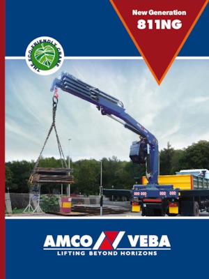 Grues de chargement hydrauliques Amco Veba 811NG-3 S