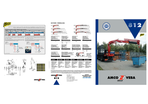Grues de chargement hydrauliques Amco Veba 812-5 S