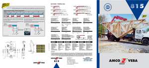 Grues de chargement hydrauliques Amco Veba 815-3 S
