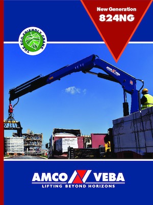 Grues de chargement hydrauliques Amco Veba 824NGT-3 S 
