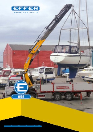Grues de chargement hydrauliques Effer 855 9S