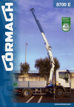 Grues de chargement hydrauliques Cormach 8700 E3
