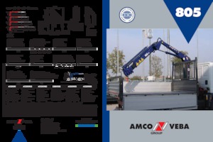 Grues de chargement hydrauliques Amco Veba 905-4 S