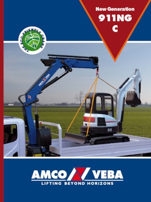 Grues de chargement hydrauliques Amco Veba 911NGC-2 S 