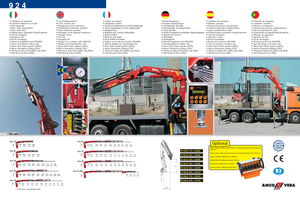 Grues de chargement hydrauliques Amco Veba 924-5 S
