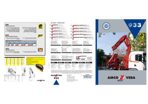 Grues de chargement hydrauliques Amco Veba 933-5 S