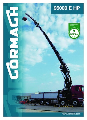 Grues de chargement hydrauliques Cormach 95000 E8F186 HP