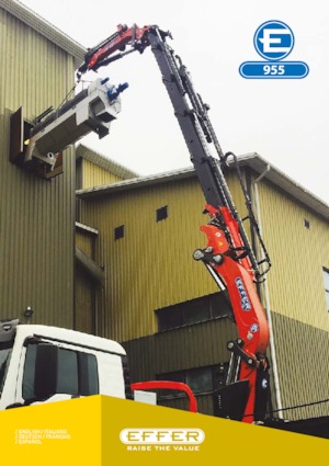 Grues de chargement hydrauliques Effer 955 6S