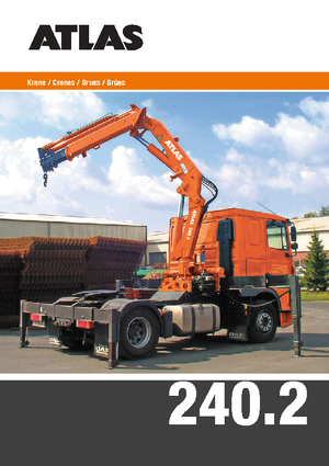Grues de chargement hydrauliques Atlas AK 240.2E A5 