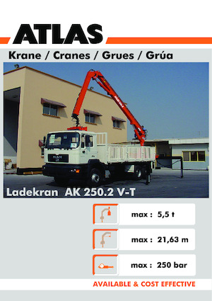 Grues de chargement hydrauliques Atlas AK 250.2CS A21 