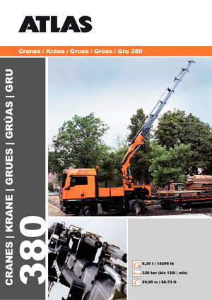 Grues de chargement hydrauliques Atlas AK 380.3 A2