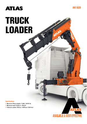 Grues de chargement hydrauliques Atlas AK 620.3E A5 