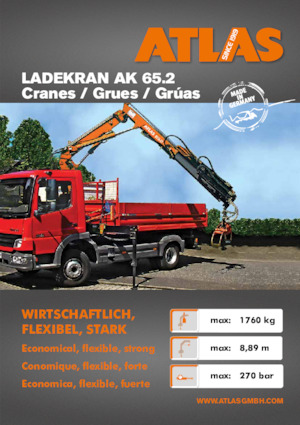 Grues de chargement hydrauliques Atlas AK 65.2 A1L 