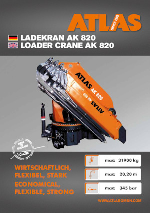 Grues de chargement hydrauliques Atlas AK 820 A4