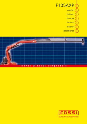 Grues de chargement hydrauliques Fassi F 105 ACXP 24