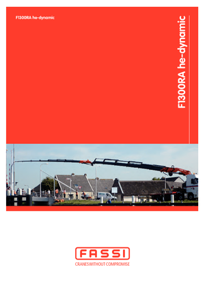 Grues de chargement hydrauliques Fassi F 1300 RA 2.26 he-dynamic