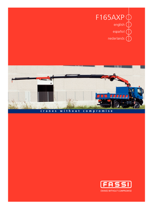 Grues de chargement hydrauliques Fassi F 165 ACXP 24 L 153
