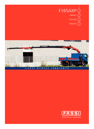 Grues de chargement hydrauliques Fassi F 165 ACXP 24 L 153