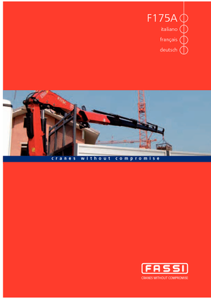 Grues de chargement hydrauliques Fassi F 175 A 25