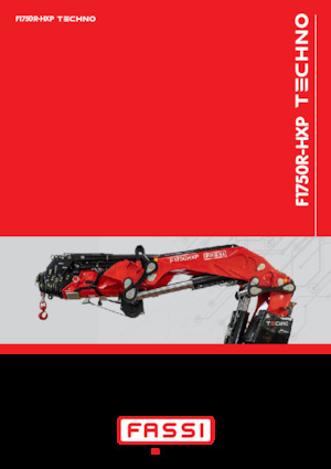 Grues de chargement hydrauliques Fassi F 1750 R 2.4 HXP Techno